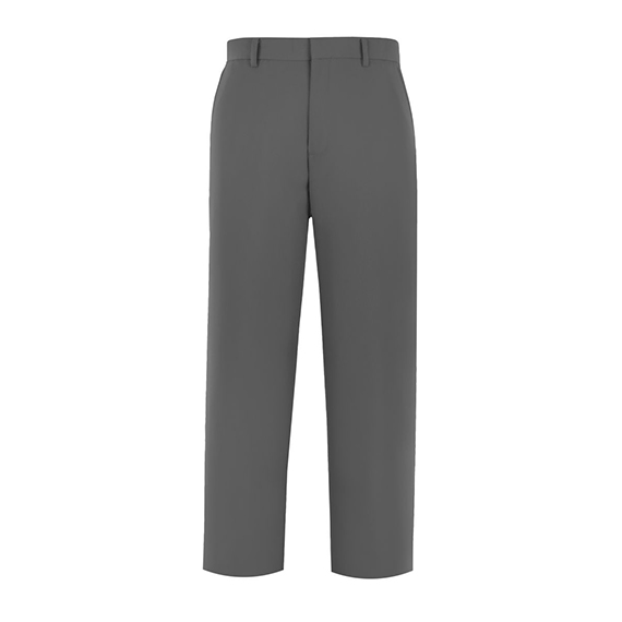Full size image of Flat Front Dress Pant - Youth (in color Grey)