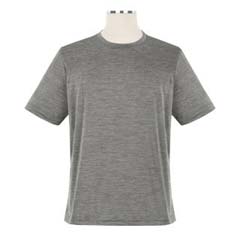 Thumbnail of Heathered Short Sleeve Performance Crewneck T-Shirt - Unisex (in color Grey)
