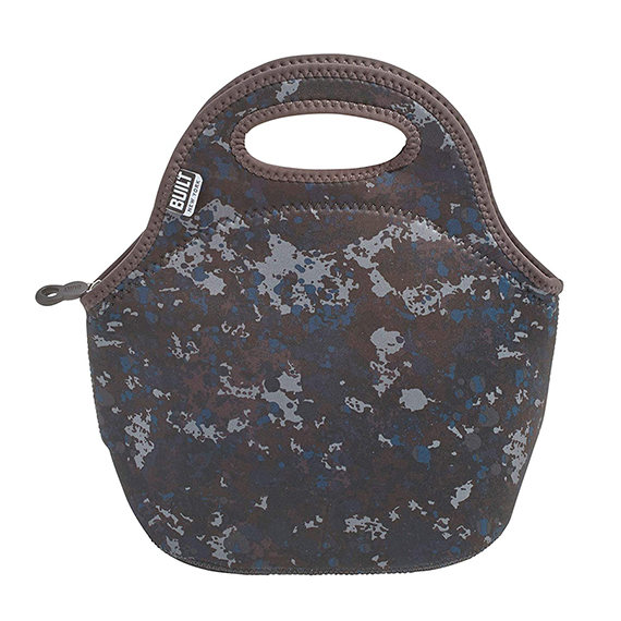 Full size image of Built NY Gourmet Tweed Camo Lunch Tote (in color Camel)