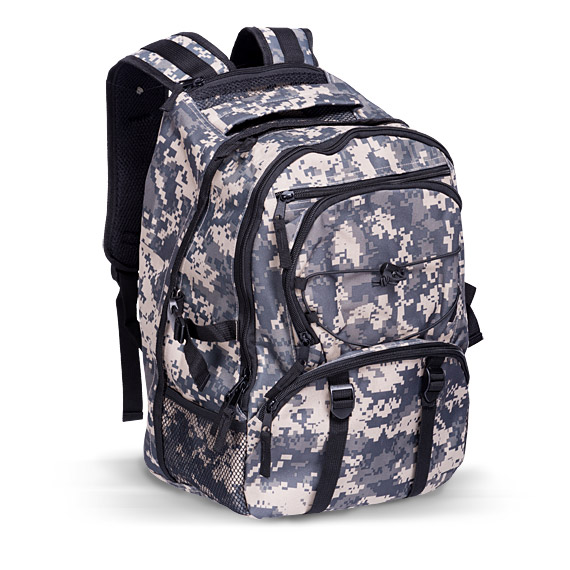 Full size image of Knapsack - Camouflage (in color Grey)
