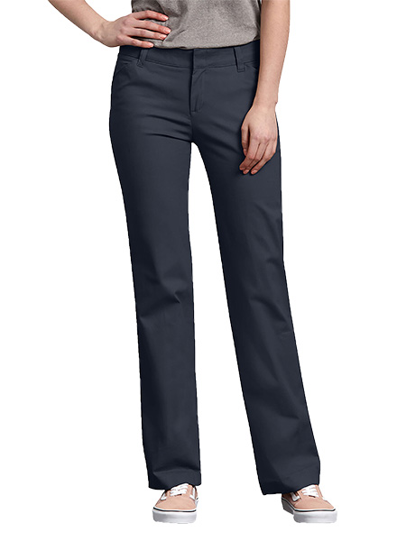 Classic Pants - Women's Relaxed Straight Stretch Twill Pants - Unfinished Length