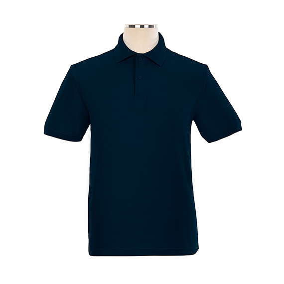 Full size image of Short Sleeve Golf Shirt - Unisex (in color NAVY)