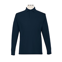 Thumbnail of Long Sleeve Golf Shirt - Unisex (in color NAVY)