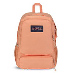 Thumbnail of 'DOUBLETON' - Jansport Knapsack - in Peach Neon (in color Peach)