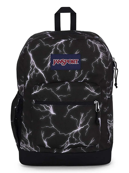 Thumbnail of 'CROSS TOWN PLUS' - Jansport Knapsack in Electric Bolts (in color BLACK)