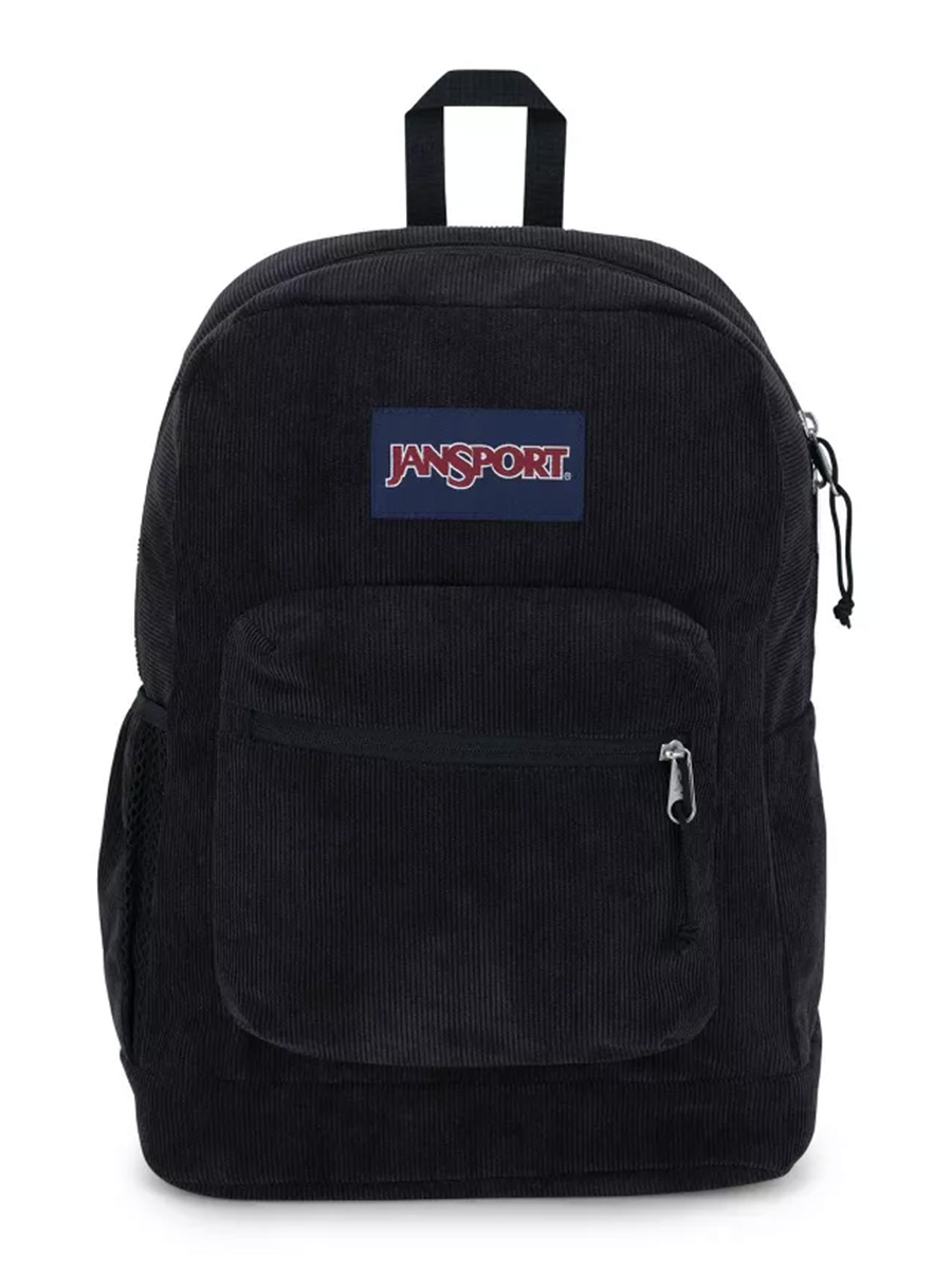 Full size image of 'CROSS TOWN PLUS REMIX - Jansport Knapsack in Black Corduroy (in color BLACK)