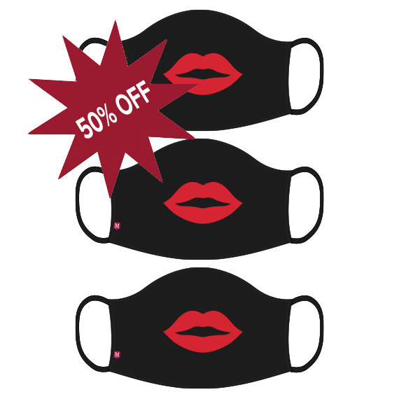 Full size image of LIPS PPE: Designed by Kids & Teens for Kids & Teens - 3 pack (in color BLACK)
