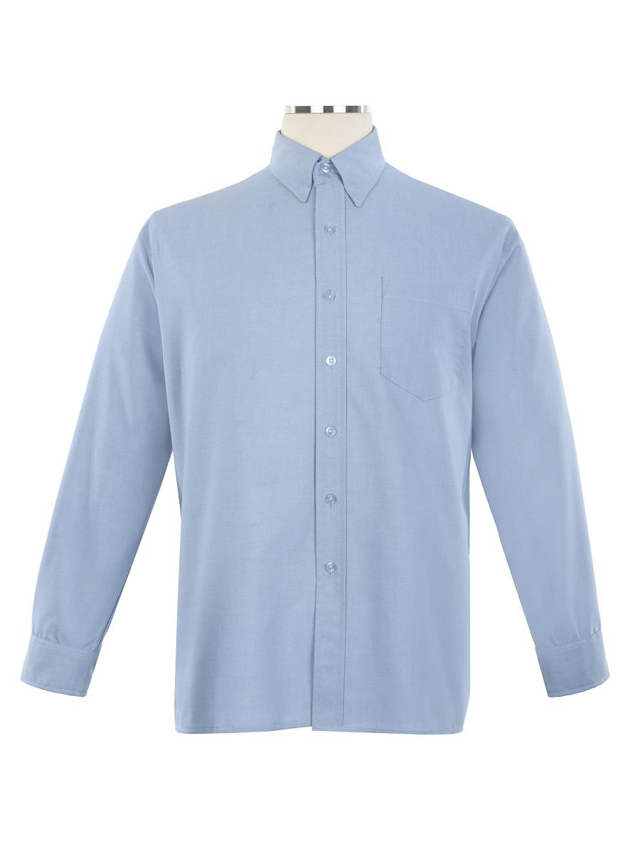 Full size image of Long Sleeve Dress Shirt (in color Light Blue)