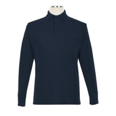 Thumbnail of Classic Comfort Long Sleeve Polo (in color NAVY)