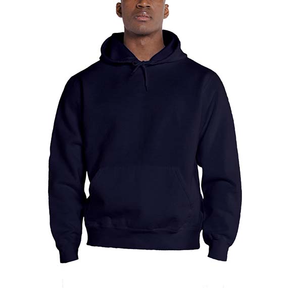 Full size image of Adult Kangaroo Hoody - Unisex (in color NAVY)