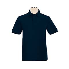 Thumbnail of Short Sleeve Cotton Golf Shirt - Unisex (in color NAVY)