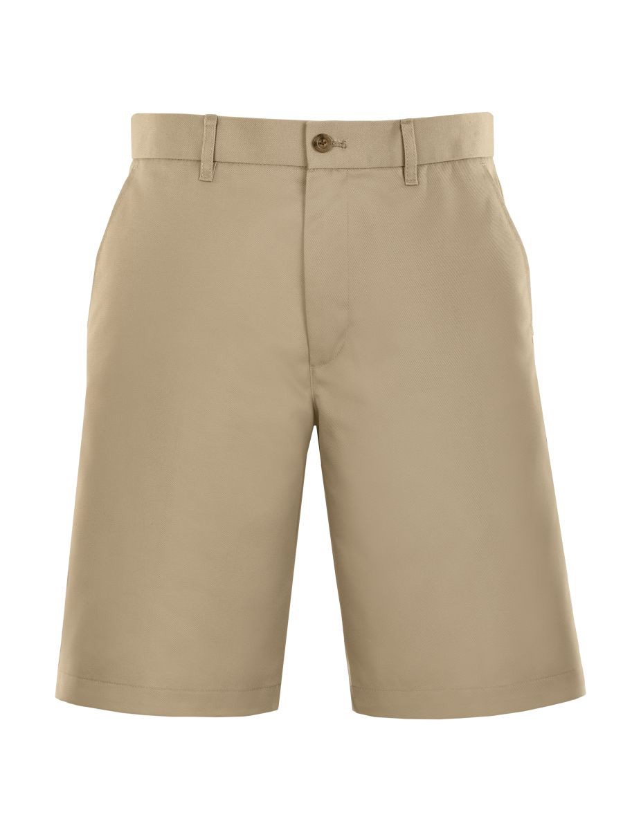 Full size image of Youth Flat Front Walking Shorts - Unisex (in color Khaki)